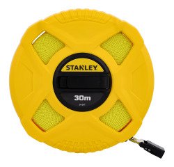 Cinta Larga STANLEY Fibra de Vidrio 30m (12,5mm Ancho) Cerrada