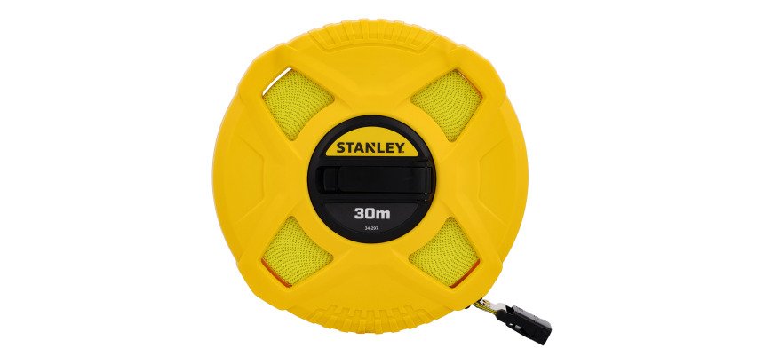 Cinta Larga STANLEY Fibra de Vidrio 30m (12,5mm Ancho) Cerrada