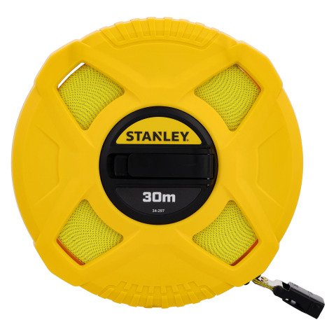 Cinta Larga STANLEY Fibra de Vidrio 30m (12,5mm Ancho) Cerrada