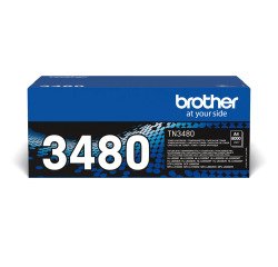 Toner Brother TN3480 haute capacité noir pour imprimante laser