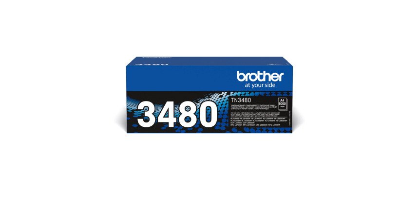 Toner Brother TN3480 haute capacité noir pour imprimante laser