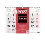 Calendario Pared L 430x310 Mes Vista Números Grandes Finocam