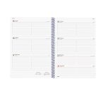 Agenda espiral Year 210 x 297 semana vista Finocam azul