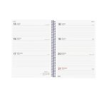Agenda espiral Year 155 x 215 semana vista Finocam azul