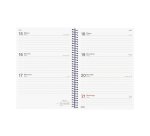 Agenda 155x212 Semana Vista Apaisada Espiral Year Finocam Catalán