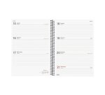 Agenda semana vista 155x212 mm E10 Year negro Finocam