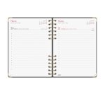 Agenda dia página 155x212 mm Alma negro Finocam