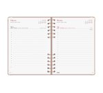 Agenda dia página espiral Alma Rosa Finocam E10 155 x 212 mm