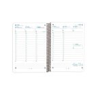 Agenda semana vista 15x21 Live&go Oxford Negro