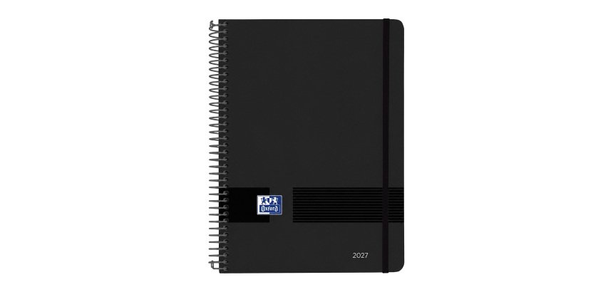 Agenda LIVE & GO 15X21 Semana Vista Horizontal Negro Oxford