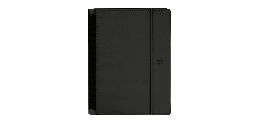 Agenda MY'FAB 15X21 Semana vista vertical Negro Oxford