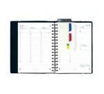 Agenda MY'FAB 15X21 Semana vista vertical Negro Oxford