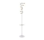 Coat rack STUDIO, height: 1,750 mm, white/green
