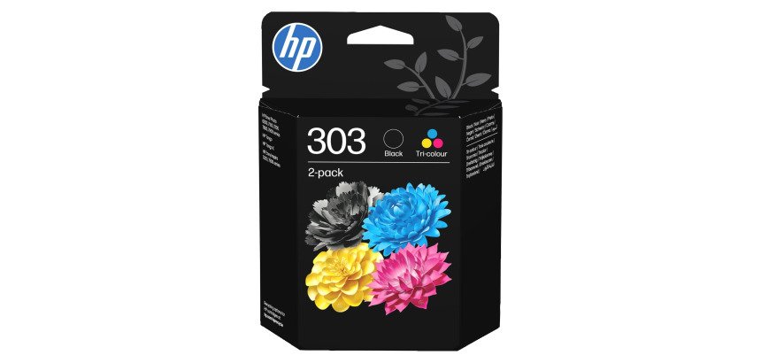 HP 303 Pack 2 cartuchos originales (3YM92AE) negro + tricolor (200 + 3 x 165 páginas)