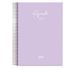 Agenda espiral Serenity dia página 14x20 Dohe morado