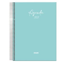 Agenda espiral Serenity dia página 14x20 Dohe verde