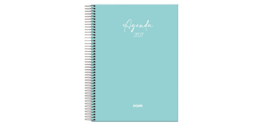 Agenda espiral Serenity dia página 14x20 Dohe verde
