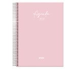 Agenda espiral Serenity dia página 14x20 Dohe rosa