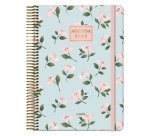 Agenda espiral Velvet flores dia página 14x20 Dohe jazmín