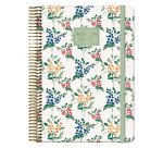 Agenda espiral Velvet flores dia página 14x20 Dohe mimosa