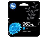 HP 963XL Cartucho original (3JA27AE) alta capacidad cian (1600 páginas)