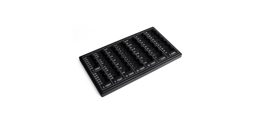 PAVO coin sorter for cash register, capacity €281.95