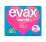 Compresas con alas Evax CottonLike Normal - paquete de 19