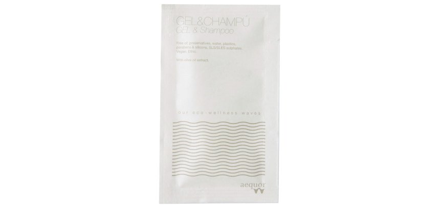 Gel y champú Aequor 10 ml - caja de 500