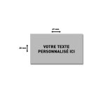 Plaque de texte personnalisable pour tampon Trodat Printy 5203 – 49 × 28 mm