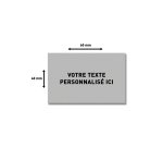 Plaque de texte personnalisable pour tampon Trodat Printy 5274 – 60 × 40 mm