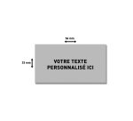 Plaque de texte personnalisable pour tampon Trodat Printy 5206 – 56 × 33 mm