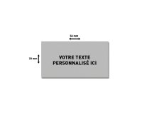 Plaque de texte personnalisable pour tampon Trodat Printy 5206 – 56 × 33 mm