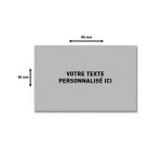 Plaque de texte personnalisable pour tampon Trodat Printy 5211 – 85 × 55 mm