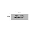 Plaque de texte personnalisable pour tampon Trodat Printy 9511 – 38 × 14 mm