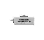 Plaque de texte personnalisable pour tampon Trodat Printy 4910 – 26 x 9 mm