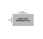 Plaque de texte personnalisable pour tampon Trodat Printy 4928 – 60 × 33 mm