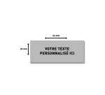 Plaque de texte personnalisable pour tampon Trodat Printy 4914 – 64 x 26 mm