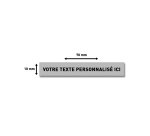 Plaque de texte personnalisable pour tampon Trodat Printy 4916 – 70 x 10 mm