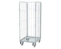 Carrello roll container 3 sponde, 70 x 80 x 179 cm