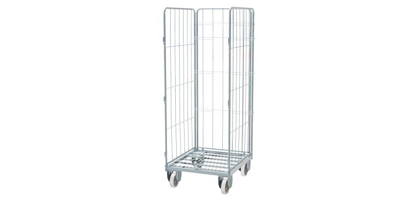 Carrello roll container 3 sponde, 70 x 80 x 179 cm