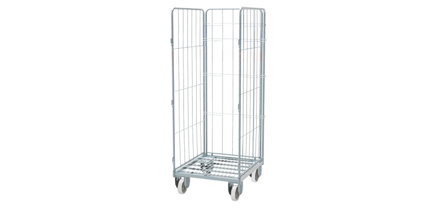 Carrello roll container 3 sponde, 70 x 80 x 179 cm