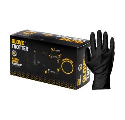 Guantes nitrilo negro diamantado 8,5gr