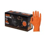 Guantes nitrilo naranja diamantado 8,5gr