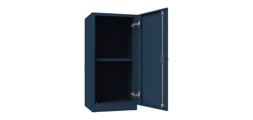 Armadio Ufficio Monoblocco Senso anta intera 1 ripiano l x p x h 45 x 45 x 95 cm