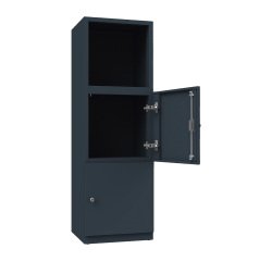 Armadio Casellario Monoblocco Senso ante singole 3 vani l x p x h 45 x 45 x 140 cm