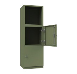Armadio Casellario Monoblocco Senso ante singole 3 vani l x p x h 45 x 45 x 140 cm