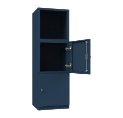 Armadio Casellario Monoblocco Senso ante singole 3 vani l x p x h 45 x 45 x 140 cm
