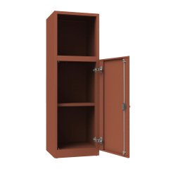 Armadio Casellario Monoblocco Senso anta singola con parte superiore a giorno l x p x h 45 x 45 x 140 cm