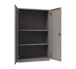 Armadio Ufficio Monoblocco Senso 2 ante battenti 2 ripiani l x p x h 90 x 45 x 140 cm