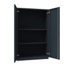 Armadio Ufficio Monoblocco Senso 2 ante battenti 2 ripiani l x p x h 90 x 45 x 140 cm